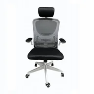 Fotele i krzesła biurowe - FOTEL OBROTOWY BIUROWY KRZESŁO KOMPUTEROWE BIAŁY - miniaturka - grafika 1