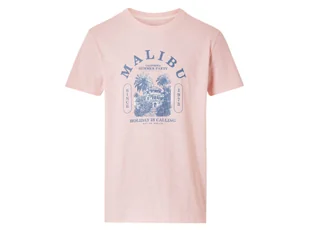 LIVERGY® T-shirt męski z bawełny (Różowy, L (52/54)) - Koszulki męskie LIVERGY® T-shirt męski z bawełny (Różowy, L (52/54)) - Koszulki męskie - miniaturka - grafika 1