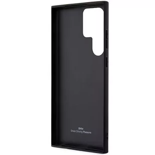 Etui BMW BMHCS23L22RDPK do Samsung Galaxy S23 Ultra S918 hardcase Leather Textured & Stripe czarny/black - Etui i futerały do telefonów - miniaturka - grafika 3