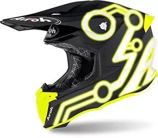 Airoh HELMET TWIST 2.0 NEON YELLOW MATT M - Kaski motocyklowe - miniaturka - grafika 1