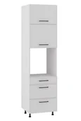 Meble kuchenne - Asti Słupek Pod Zabudowę Piekarnika Dps3-60-220 Hk-Xs_Modern Biały Mat - miniaturka - grafika 1