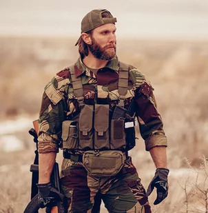 Helikon - Kamizelka Chicom Chest Rig - Coyote - KK-CCR-CD-11 - Odzież taktyczna i umundurowanie - miniaturka - grafika 3