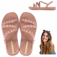 Sandały damskie - Sandały damskie Sportowe Ipanema Meu Eleganckie Wygodne Gumowe Różowe 39 - miniaturka - grafika 1