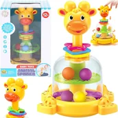 Zabawki zręcznościowe - BĄK KARUZELKA ŻYRAFKA ZABAWKA Z PIŁECZKAMI - miniaturka - grafika 1