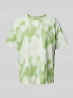 Koszulki i topy damskie - T-shirt o kroju oversized z nadrukiem na całej powierzchni - miniaturka - grafika 1