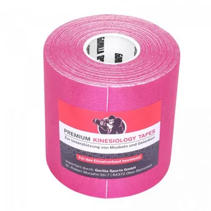 Taśma kinezjologiczna 7,5 cm różowa - Akcesoria do rehabilitacji - miniaturka - grafika 1