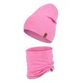 Czapki dla dzieci - Czapka Dziecięca Wiosenna Jesienna Komin Komplet Bawełna Dla Dzieci 48-56 - miniaturka - grafika 1