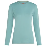 Koszulki sportowe damskie - Koszulka damska Icebreaker W's 260 Tech LS Crewe Rozmiar: L / Kolor: turkusowy - miniaturka - grafika 1