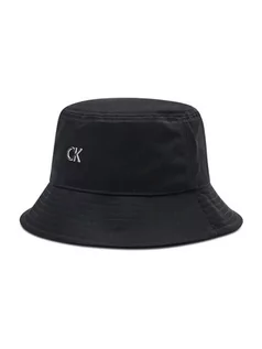 Czapki męskie - Calvin Klein Jeans Kapelusz Outlined Bucket K50K508253 Czarny - grafika 1