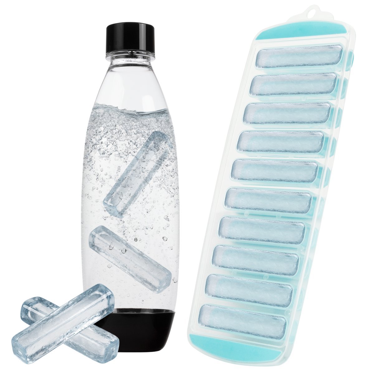 PLASTIKOWA FORMA SPINEL SODA DO KOSTEK LODU DO BUTELEK BUTLI DO SATURATORA