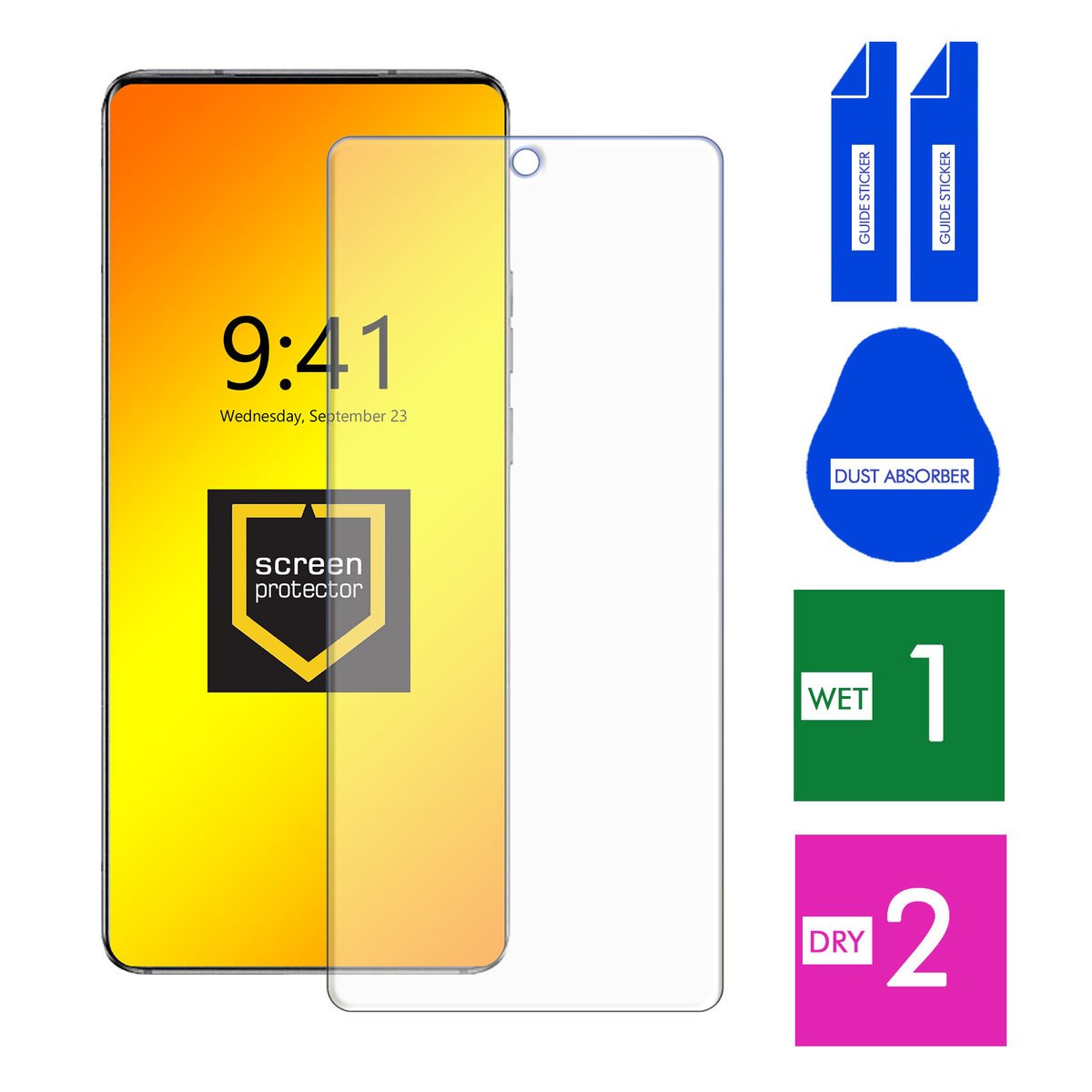 SZKŁO HARTOWANE DO MOTOROLA EDGE 40 SZYBKA 9H OCHRONNE PANCERNE