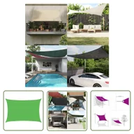 Parasole ogrodowe - The Living Store Żagiel przeciwsłoneczny - 160 g/m² - jasnozielony - 3 -5x5 m - HDPE - Żagiel Ogrodowy - miniaturka - grafika 1