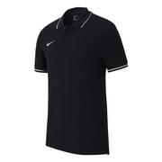 Koszulki sportowe męskie - Nike, Koszulka męska, TM Club 19 AJ1502 010, czarny, rozmiar S - miniaturka - grafika 1