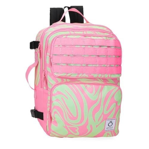 Enso Fleur Plecak Na Laptopa 15,6 cala Wielobarwny 28x40x20 cm Poliester by Joumma Bags, Biały, Talla única, plecak