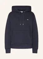 Bluzy damskie - Gant Bluza Z Kapturem blau - GANT - miniaturka - grafika 1