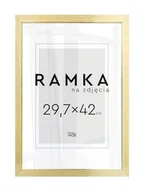 Ramki na zdjęcia - Ramka na zdjęcia A3 29,7x42 cm Złota - miniaturka - grafika 1