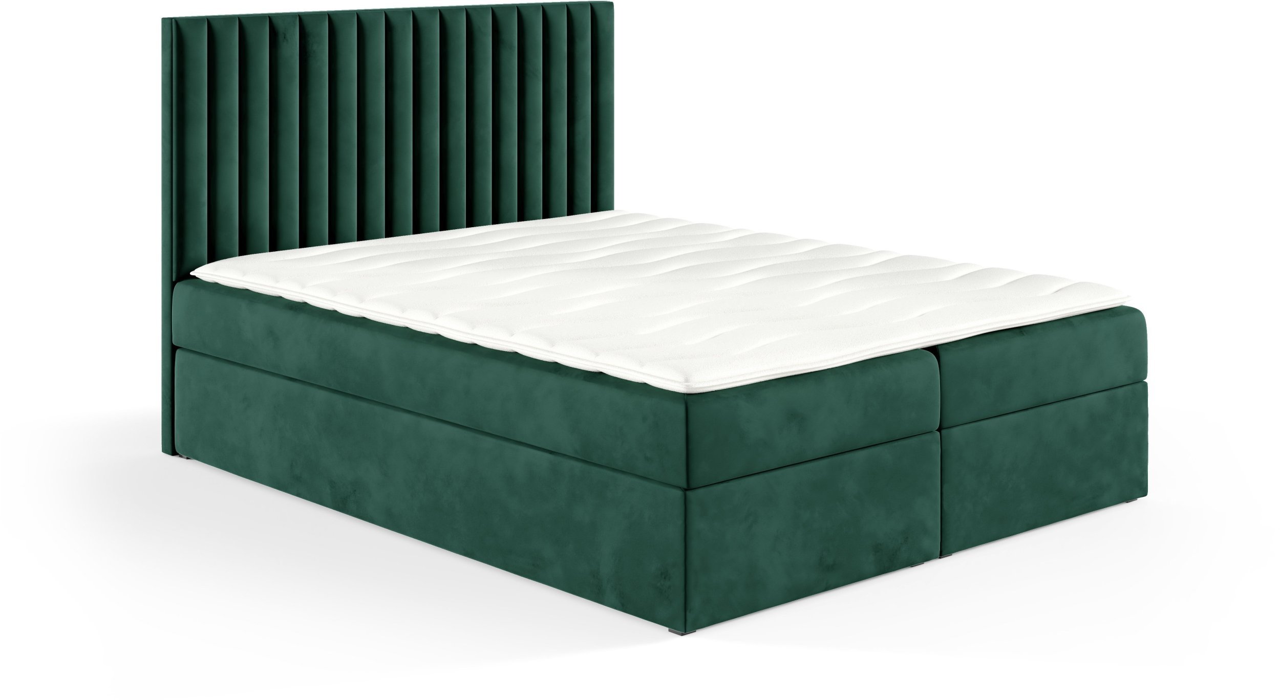 Łóżko kontynentalne Lilly Box 180x200 bez nóg riviera 38