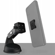 Uchwyty samochodowe do telefonów - Uchwyt do telefonów CLIQR montowany do szyby samochodu lub deski rozdzielczej OXFORD kolor czarny - miniaturka - grafika 1
