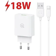 Ładowarki do telefonów - Ładowarka sieciowa USAMS SCXLTZ03 18W Biały - miniaturka - grafika 1