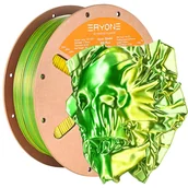 Filamenty i akcesoria do drukarek 3D - ERYONE High Speed Silk Dual-color PLA Filament - Green - miniaturka - grafika 1