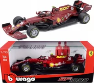 Samochody i pojazdy dla dzieci - BBurago, bolid Ferrari SF1000 Leclerc Tuscan BBurago 1:18 - miniaturka - grafika 1