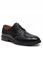 Półbuty męskie - Gino Rossi Półbuty Dante czarne męskie rozmiar 40 - miniaturka - grafika 1