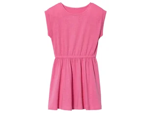 lupilu® Sukienka dziewczęca z wiskozą (98 - 104, Różowy) - Sukienki i spódniczki dla dziewczynek - miniaturka - grafika 1