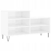 Szafki na buty - Szafka na buty, wysoki połysk, biała, 102x36x60 - miniaturka - grafika 1