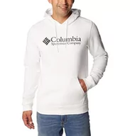 Bluzy męskie - Columbia Męska bluza z kapturem CSC Basic Logo II, biała, logo CSC retro, L, Biały, Csc Retro Logo, L - miniaturka - grafika 1