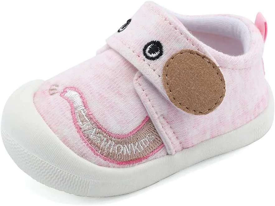 Buty do nauki chodzenia antypoślizgowe gumowe z rzepem rozmiar 19