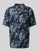 Kąpielówki męskie - Koszula z kołnierzem typu bowling z mieszanki modalu i wiskozy - miniaturka - grafika 1