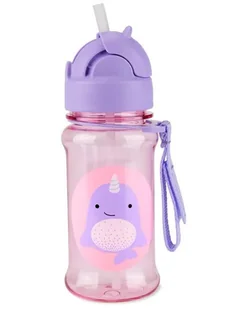 Skip Hop Bidon dla Dziecka Tritanowy Narwal 355ml ZOO Tritan - Bidony dla dzieci - miniaturka - grafika 1