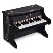 Instrumenty muzyczne dla dzieci - Classic World Pianino Czarne CW40537 - miniaturka - grafika 1