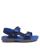 Buty dla chłopców - Timberland Sandały Moss Jump 2 Strap Sandal TB0A1YNS0191 Granatowy - miniaturka - grafika 1