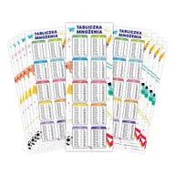 Zakładki do książek - Zakładki do książek - Tabliczka mnożenia (10 szt) - miniaturka - grafika 1