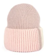 Czapki damskie - Czapka Damska Młodzieżowa Beanie Podwijana Zimowa Casualowa Ciepła Kolorowa - miniaturka - grafika 1