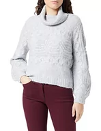 Swetry damskie - Gerry Weber Damski sweter 871032-35715, perłowy melanż, 40 (DE) - miniaturka - grafika 1
