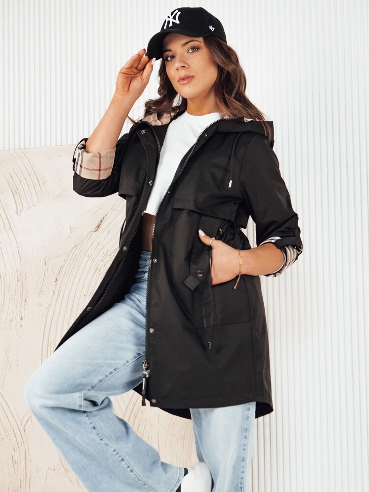 Kurtka damska parka VERDU czarna Dstreet TY4226-L