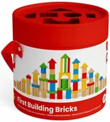 Zabawki interaktywne dla dzieci - BigJigs sorter i klocki drewniane dla dzieci +12 mc - miniaturka - grafika 1