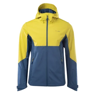 Męski Softshell ELBRUS LANDAR M000176941 – Zielony - Bluzy sportowe męskie - miniaturka - grafika 1