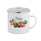 Kubki - Kubek emaliowany prosty KALINA 12 cm 1,25 l - miniaturka - grafika 1