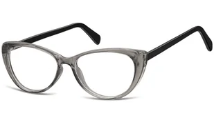 Sunoptic Okulary oprawki zerówki korekcyjne Kocie Oczy AC19G - Okulary korekcyjne, oprawki, szkła - miniaturka - grafika 1