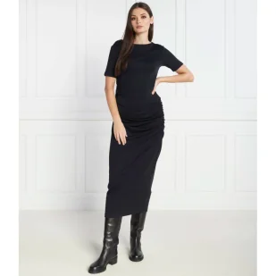 Tommy Hilfiger Sukienka SLASH NK ROUCHED - Sukienki - miniaturka - grafika 1