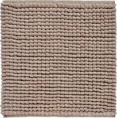 Dywaniki łazienkowe - Dywanik łazienkowy Axel 60 x 60 cm jasnobrązowy - miniaturka - grafika 1