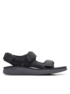 Clarks Sandały "Wesley Bay" w kolorze czarnym - Sandały męskie - miniaturka - grafika 1