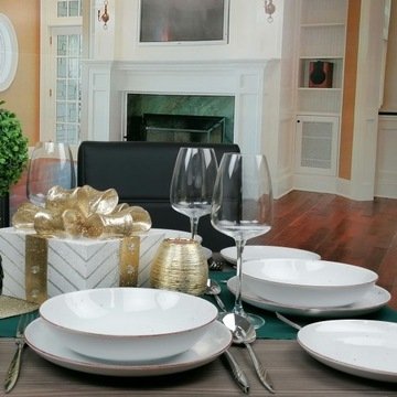 Chodzież City CT00 Serwis Zestaw Obiadowy 18 El Biały W Kropki Nakrapiany