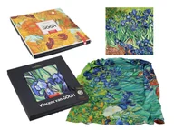 Apaszki i szaliki damskie - Chusta - V. van Gogh, Irysy (CARMANI) - miniaturka - grafika 1