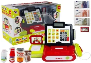 Kasa fiskalna dotykowa + akcesoria - Leantoys - Zabawy w naśladowanie dorosłych - miniaturka - grafika 1