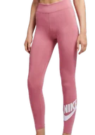 Legginsy - Legginsy Nike Tight Fit Różowe DB3903614 r. S - miniaturka - grafika 1