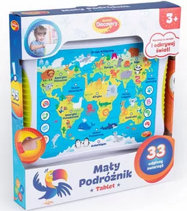 Tablet Mały podróżnik 50027 Dumel - Zabawki interaktywne dla dzieci - miniaturka - grafika 1